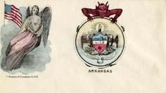 71x015.6 - Arkansas State Seal, Civil War State Seals from Winterthur's Magnus Collection